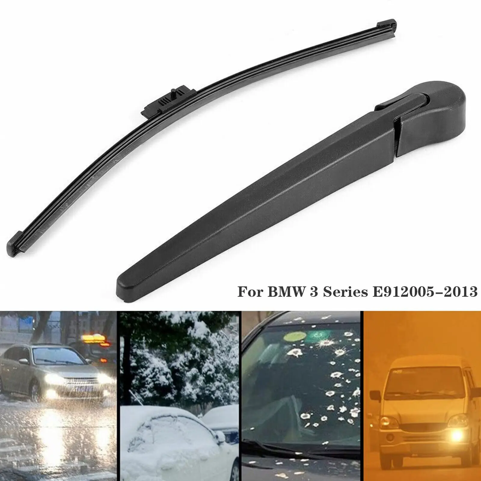 Car Rear Windscreen Auto Window Rear Wiper Arm And Blade For BMW 3 Series E91 - £15.46 GBP
