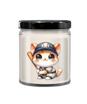 Generic Kawaii Kitty Candle for Baseball Lover, Baseball Decor for Cat Lovers, C - $24.45+