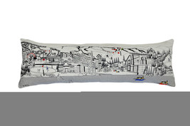 46" White Vail Daylight Skyline Lumbar Decorative Pillow - $165.99