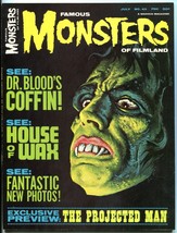 Famous Monsters Of Filmland #45 1947- Dr Blood&#39;s Coffin-House of Wax NM- - £118.99 GBP