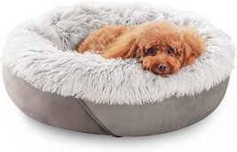 Calming Dog Bed &amp; Cat Bed, Anti-Anxiety Donut Dog Bed for Small Dogs - £26.62 GBP