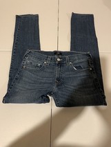 True Religion Men’s Size 32x32 Geno Relaxed Slim Straight Jeans Medium Wash - $37.36