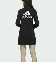 NWT $50 Adidas Originals Trefoil tee Dress GD4535 Summer Dress Black White Sz S - £31.59 GBP