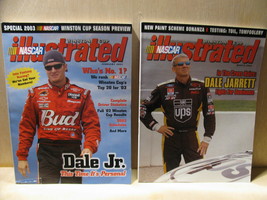 Lot of 3 Nascar Illustrated Dale Jr., Dale Jarrett, Kevin Harvick Magazines 2001 - £18.87 GBP
