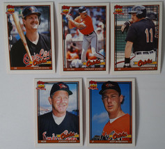 1991 Topps Traded Baltimore Orioles Team Set of 5 Baseball Cards - $2.25