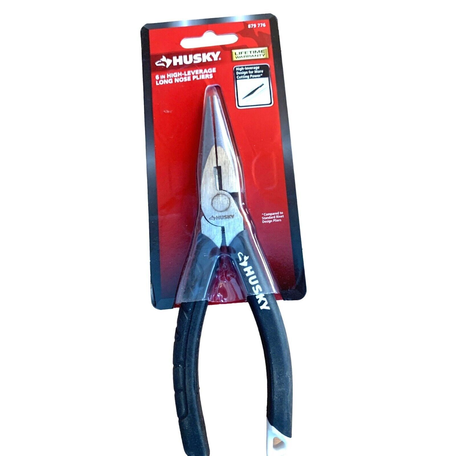 Husky 6in High Leverage Long Nose Pliers 879 776 - $12.99