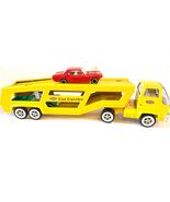Tonka Car Carrier Hauler Vintage 1970’s Yellow 27&quot; with 2 Cars - €102,83 EUR