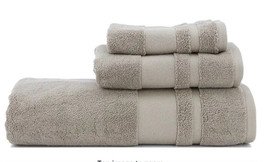 Ralph Lauren Wilton Grey Flannel 2pc Bath 2pc Hand 2pc Wash Towels Nwt Very Nice - $123.43