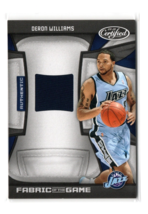 2009-10 Certified Fabric of the Game Deron Williams 051/250 #FOG-DW Utah Jazz NM - £3.04 GBP