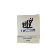 Vintage Matchbook TW Recreational Services Yellowstone National Park Adv... - $14.89