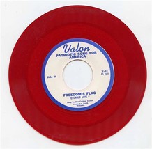 Valon Patriotic Song of for America 45 Record Freedom&#39;s Flag  - $17.82