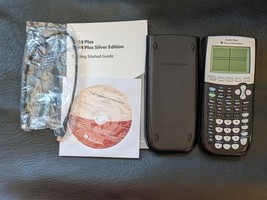 TI-84 Plus + Graphing Calculator Slip Battery Cover Manual Cord CD Working - $1,045.89 MXN