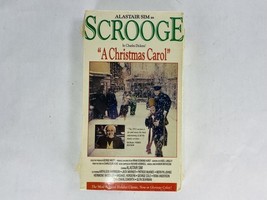 New! SCROOGE: Charles Dickens A Christmas Carol 1990 VHS Release in Colo... - $14.99