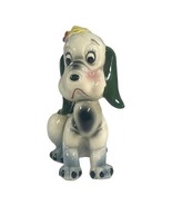 Vintage Kitschy Anthropmorphic Sad Face Puppy  Dog 5.5” Tall FIgurine St... - £25.74 GBP