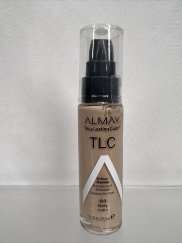 Primary image for Almay 120 Ivory Truly Lasting Color Liquid Makeup Long Wear Natural Foundation