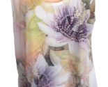 Sparkle Floral Sleeveless Blouse Tank Semi-Sheer Overlay Top BRITTANY BL... - $12.38