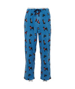 NEW Mens Sonoma Microfleece Pajama Lounge PJ Pants blue winter dog desig... - £11.51 GBP