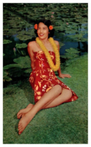 Island Girl and Tropic Lagoon Hawaii Postcard - £5.48 GBP