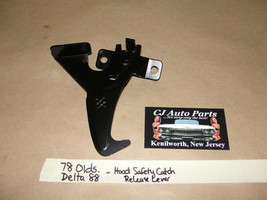OEM 78 Olds Delta 88 HOOD SAFETY CATCH LATCH RELEASE LEVER HANDLE - £62.94 GBP