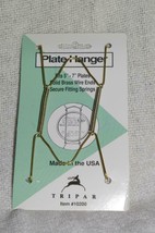Tripar Plate Hanger Fits 5-7&quot; Plate Solid Brass Wire Ends Item 10200 - £3.20 GBP