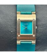 GUESS Silver Teal Stainless Steel Women’s Watch Working New Battery - €21,06 EUR