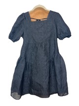 GB Girls Black Dress Sz 14 Puff Sleeve Kid Core Twee Goblincore Party Wh... - $10.89