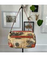 Vintage 90s Y2K Tommy Bahama Palm Tree Tapestry Baguette Bag Purse - $591.37 MXN