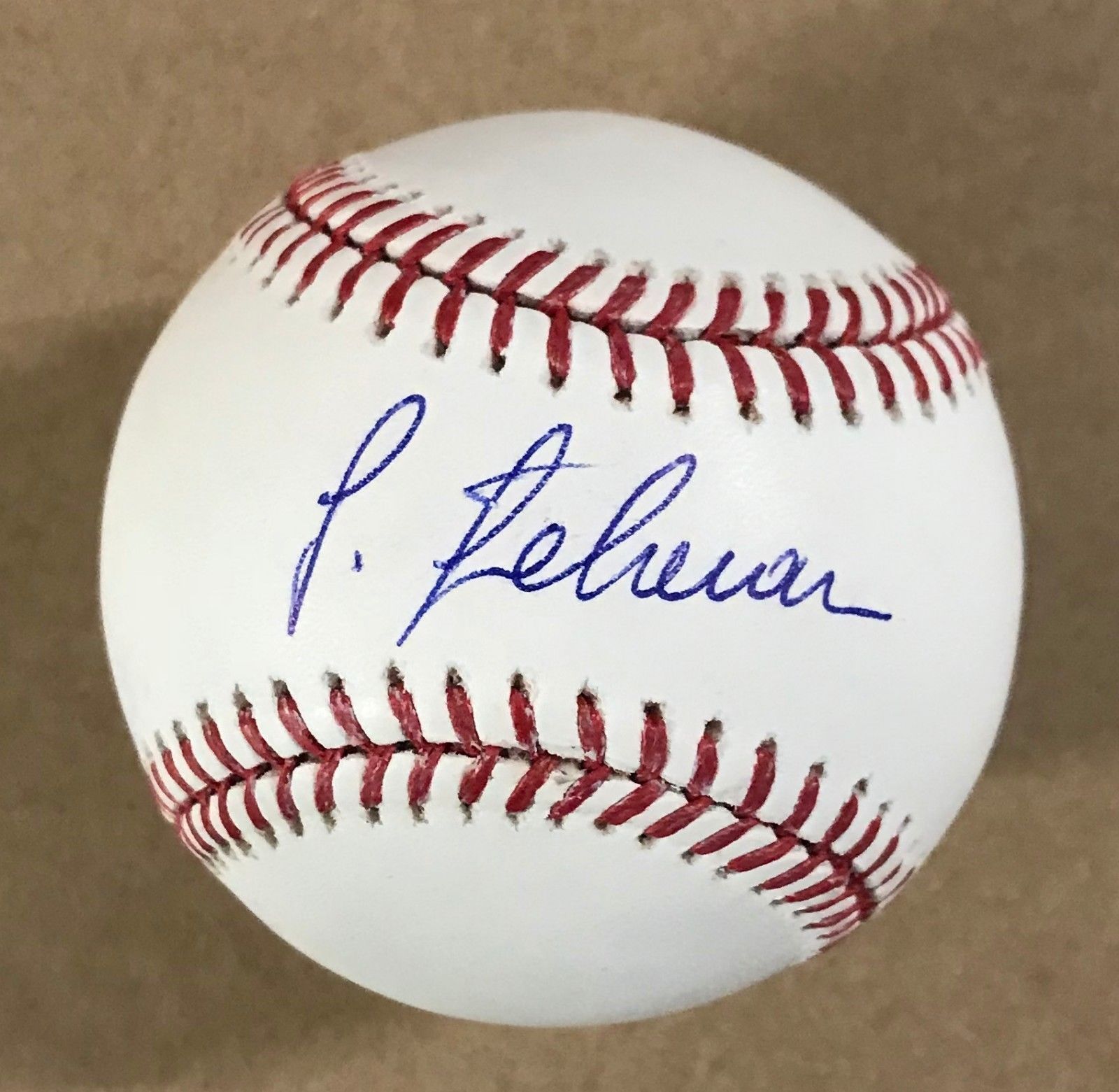 JULIO TEHERAN Signed Autographed Major League Game OML Baseball COA BRAVES - $45.61