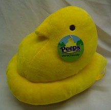 Just Born Peeps Soft Yellow Chick Peep 9&quot; Plush Stuffed Animal Toy New - £15.57 GBP