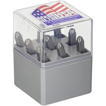 CH Hanson Stamp Set-1/8 Number Clam Shell Standard 9Pcs. - $33.20 CAD