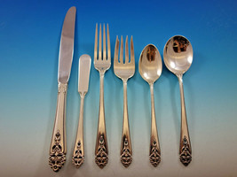 Queens Lace by International Sterling Silver Flatware Set Service 36 Pieces - £1,701.42 GBP