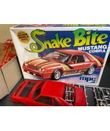 1980 Snake Bite Ford Mustang Cobra MPC 1:25 Model Kit Complete Red - $61.02