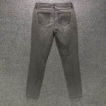 Old Navy Super Skinny Jean Womens 8 Long Tall Gray Stretch Denim Pants 34x30 - £13.79 GBP