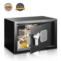 SERENE-LIFE Compact Electronic Safe Box with Mechanical Override, Includes Keys - £89.12 GBP