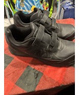 New Balance 577 DSL 2 Black Leather Walking Comfort Shoes MW577VK Mens Size 13 D - $39.99