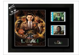 Loki Thomas William Hiddleston  Film Cell Display Cast signed Amazing Wi... - $264.67 MXN+