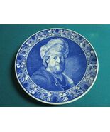 HOLLAND DELFT POTTERY WALL PLAQUE MAN MET TULBAND  12&quot; - €63,82 EUR