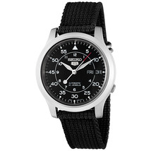 Seiko 5 Automatic SNK809 SNK809K2 Black Dial Day Date Watchbl - $219.99