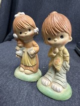 Vintage Rare? Figurines Precious Moments? Jonathon &amp; David? Signed? Esta... - £19.46 GBP