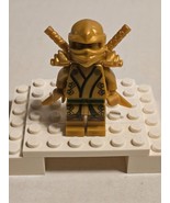 LEGO MINIFIGURE AUTHENTIC Ninjago Final Battle Golden Lloyd - £13.54 GBP