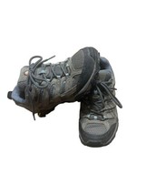 MERRELL Womens Size 5.5 Shoes Hiking Boots Shoes/Walking Vibram Suede Gray/smoke - £23.17 GBP