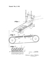 Exercise Treadmill Patent Print - White - $7.95+