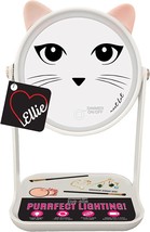 Love Ellie Kat Lighted Cosmetic Mirror For Girls, Perfect Teen Mirror. - £28.90 GBP