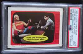 1985 OPC O-Pee-Chee WWF #56 Hulk Hogan Vince McMahon Wrestling Card PSA 9 Mint - £149.71 GBP
