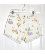 Wild Fable Tie Dye Shorts Size 6 Highest Rise Button Fly Raw Hem Fringe ... - $214.79 MXN