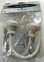 Connections CURTAIN HOLDBACKS Matte White - Cambria - $8.90