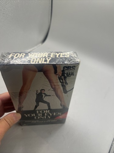 For Your Eyes Only (VHS 1984) James Bond CBS/FOX Roger Moore  Bouquet New Item image 3