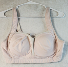 Lululemon Sports Bra Womens Size 34C Light Pink Polyester Wide Straps Logo - $20.76