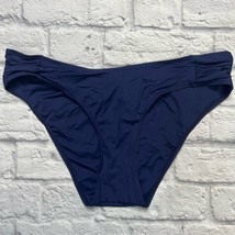 Lucky Brand Swim Bikini Bottoms Hipster Spring Romantic Navy Blue Size S New  - £17.72 GBP