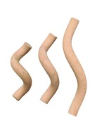 Twisted wood door Handles, Unique Modern cabinet pulls, Wood cabinet Pulls - £6.32 GBP - £7.90 GBP